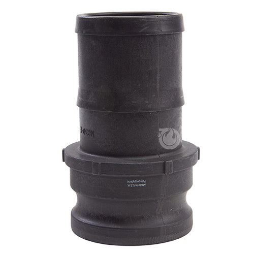 Plastic 3" Male Camlock to Hose Shank (USA)
