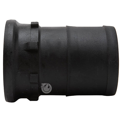 Plastic 4" Male Camlock to Hose Shank