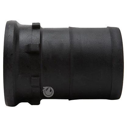 Plastic 4" Male Camlock to Hose Shank