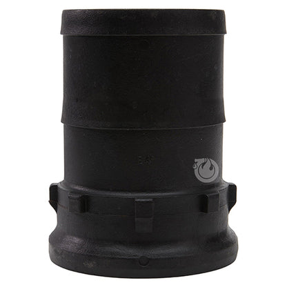Plastic 4" Male Camlock to Hose Shank