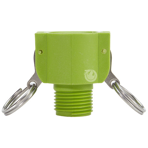 Plastic 3/4" Female Camlock x 3/4" Male GHT (USA)