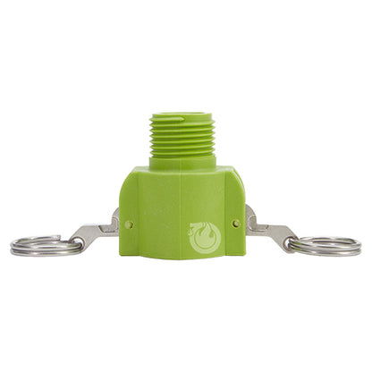 Plastic 3/4" Female Camlock x 3/4" Male GHT (USA)