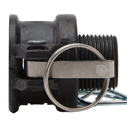 Plastic 3/4" Female Camlock x 3/4" Male NPT
