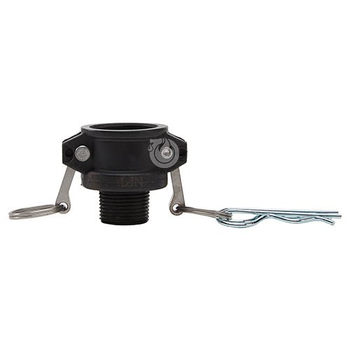 Plastic 3/4" Female Camlock x 3/4" Male NPT