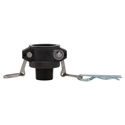 Plastic 3/4" Female Camlock x 3/4" Male NPT