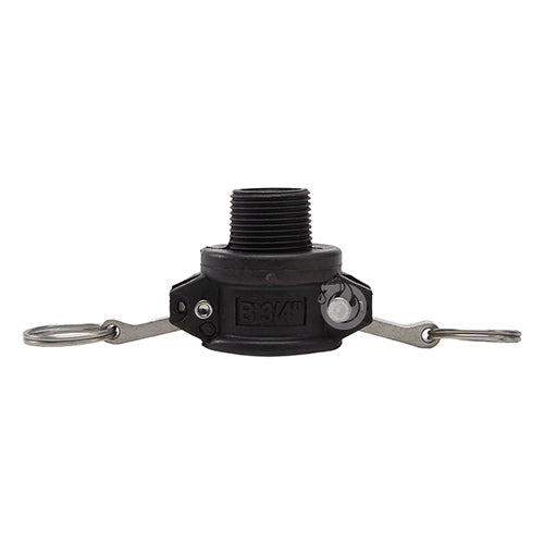 Plastic 3/4" Female Camlock x 3/4" Male NPT