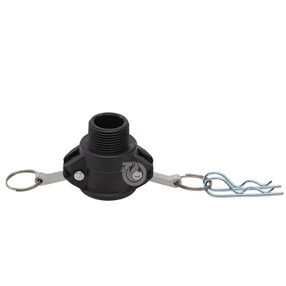 Plastic 1" Female Camlock x 1" Male NPT