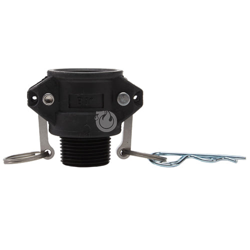 Plastic 1" Female Camlock x 1" Male NPT