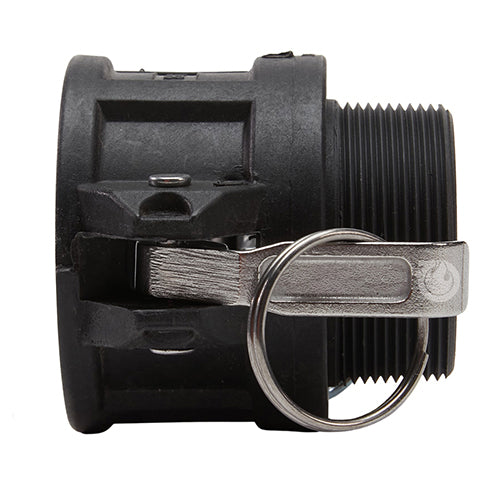 Plastic 2" Female Camlock x 2" Male NPT