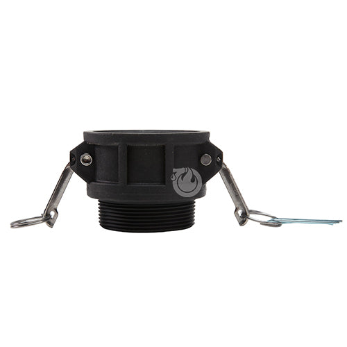 Plastic 3" Female Camlock x 3" Male NPT (USA)