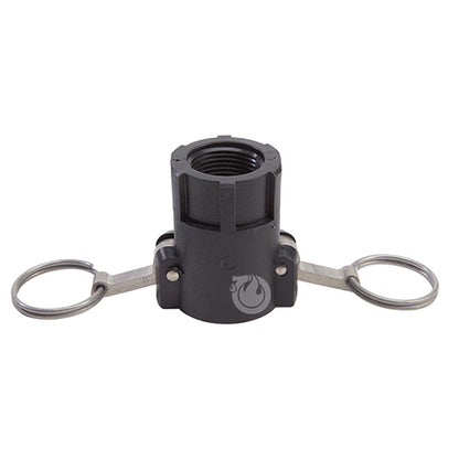Plastic 1" Female Camlock x 1" Female NPT (USA)