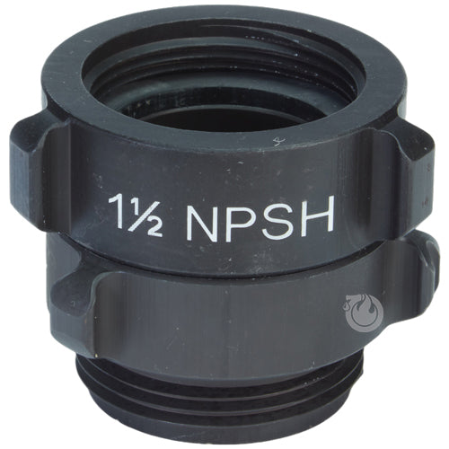 Aluminum 1 1/2" Swivel Female NPSH to 1 1/2" Male NH