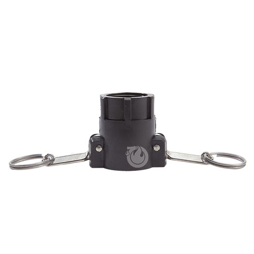 Plastic 1 1/4" Female Camlock x 1 1/4" Female NPT (USA)