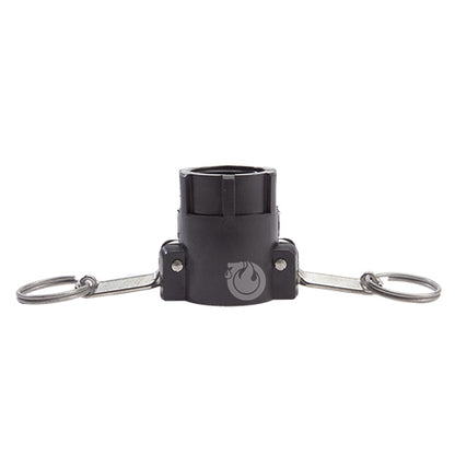 Plastic 1 1/4" Female Camlock x 1 1/4" Female NPT (USA)