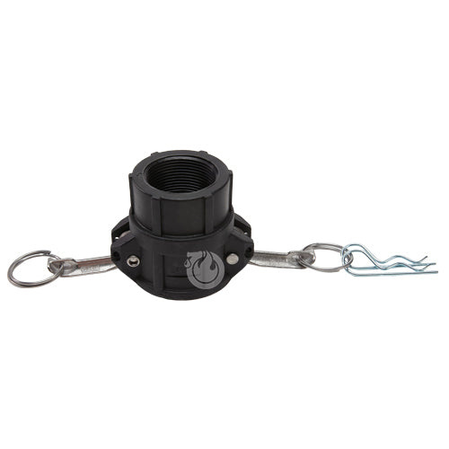 Plastic 1 1/2" Female Camlock x 1 1/2" Female NPT