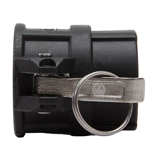 Plastic 1 1/2" Female Camlock x 1 1/2" Female NPT