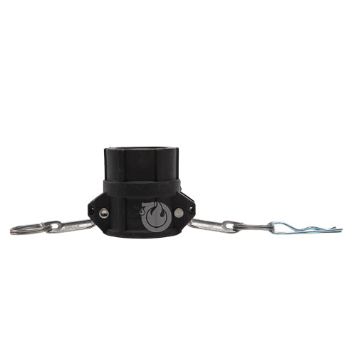 Plastic 1 1/2" Female Camlock x 1 1/2" Female NPT