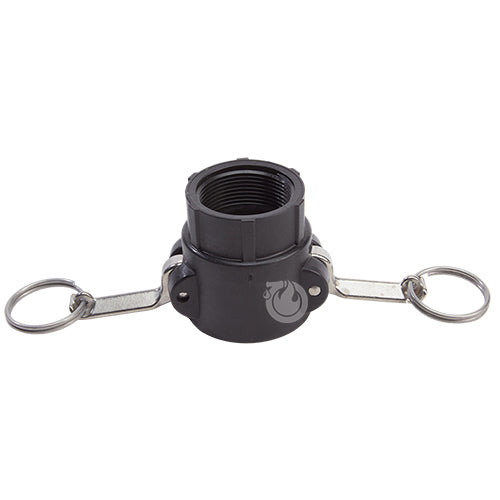 Plastic 1 1/2" Female Camlock x 1 1/2" Female NPT (USA)