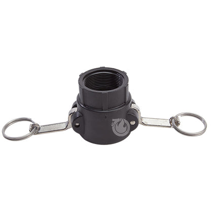 Plastic 1 1/2" Female Camlock x 1 1/2" Female NPT (USA)