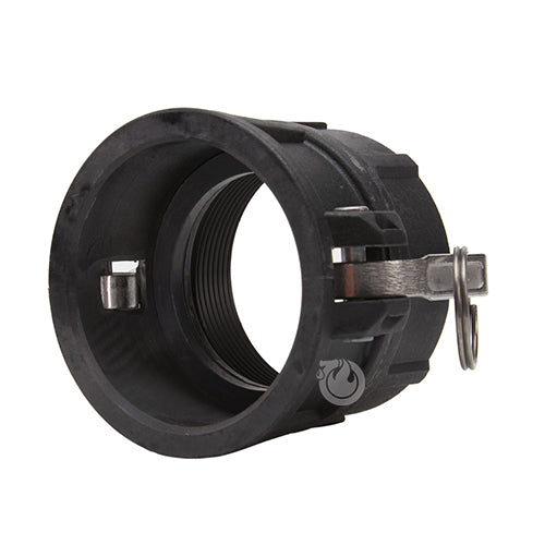 Plastic 3" Female Camlock x 3" Female NPT