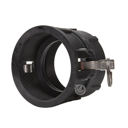 Plastic 3" Female Camlock x 3" Female NPT