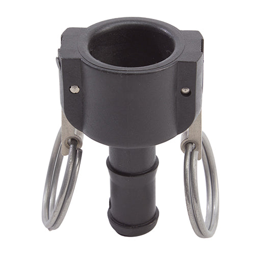 Plastic 3/4" Female Camlock to Hose Shank (USA)