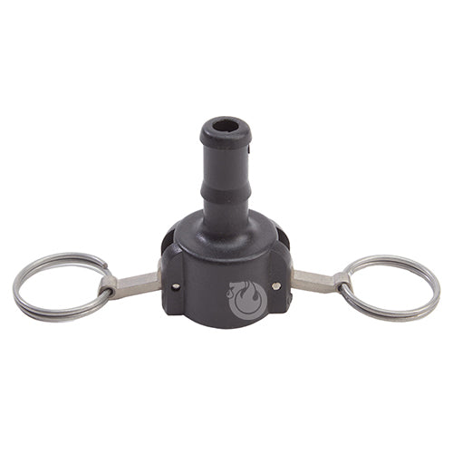 Plastic 3/4" Female Camlock to Hose Shank (USA)