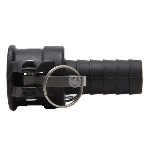 Plastic 1" Female Camlock to Hose Shank