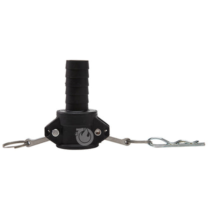 Plastic 1" Female Camlock to Hose Shank