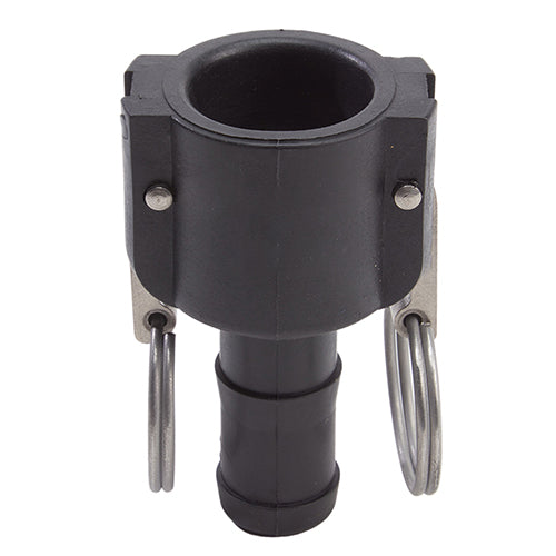 Plastic 1" Female Camlock to Hose Shank (USA)