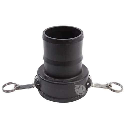 Plastic 4" Female Camlock to Hose Shank (USA)