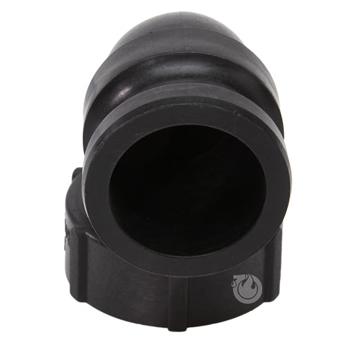 Plastic 2" Male Camlock x 2" Female NPT 90 Degree Elbow