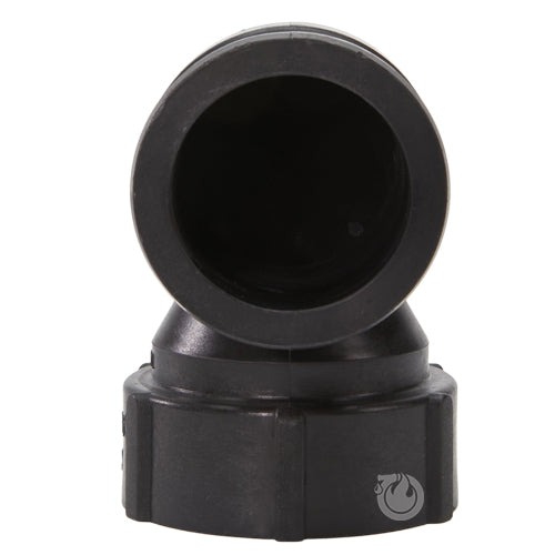 Plastic 2" Male Camlock x 2" Female NPT 90 Degree Elbow