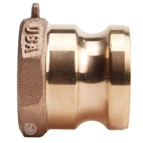 Brass 2" Male Camlock x 2" Female NPT (USA)