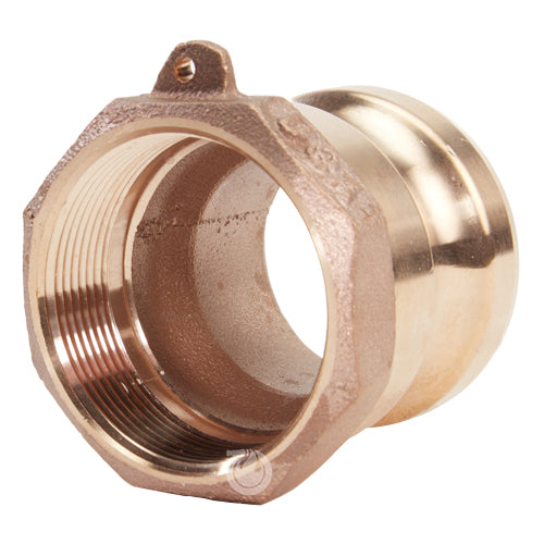 Brass 2" Male Camlock x 2" Female NPT (USA)