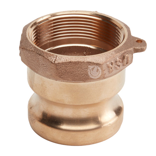 Brass 2" Male Camlock x 2" Female NPT (USA)