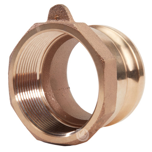 Brass 3" Male Camlock x 3" Female NPT (USA)