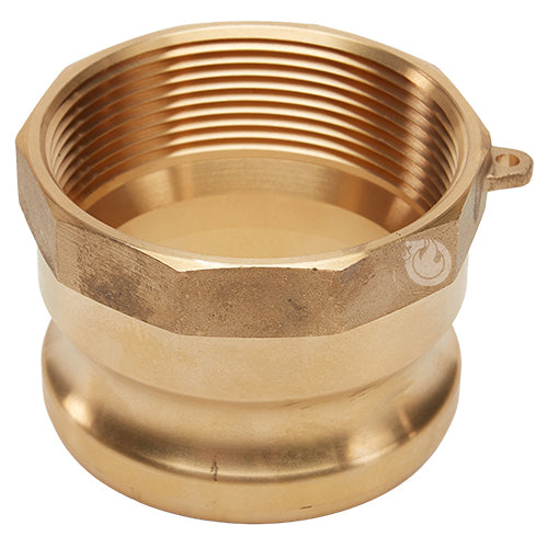 Brass 4" Male Camlock x 4" Female NPT