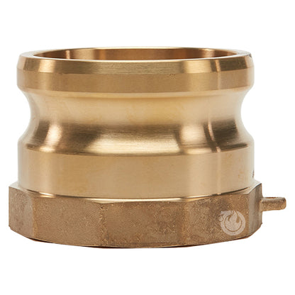 Brass 4" Male Camlock x 4" Female NPT