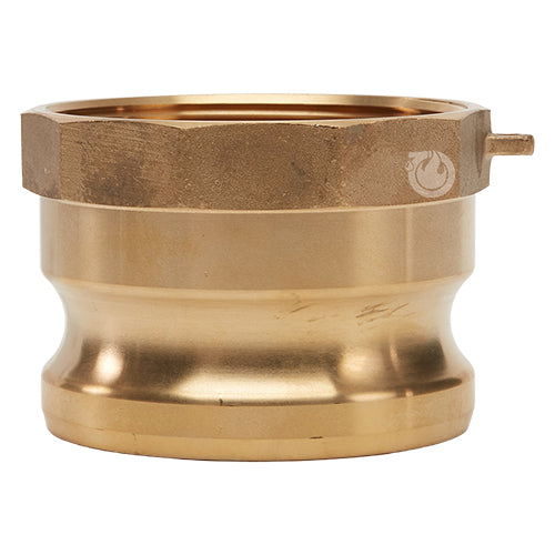 Brass 4" Male Camlock x 4" Female NPT