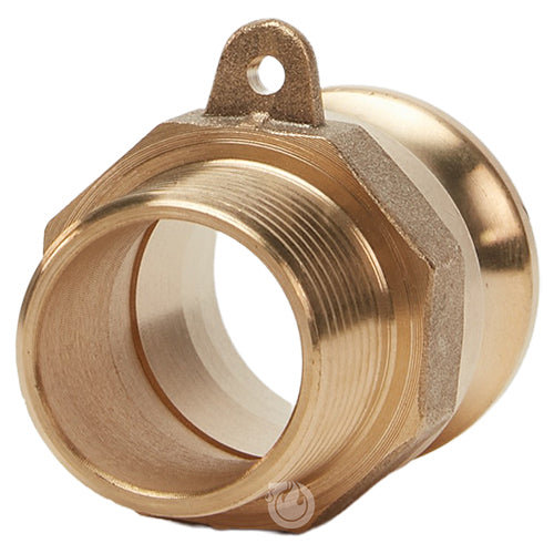 Brass 3/4" Male Camlock x 3/4" Male NPT (USA)