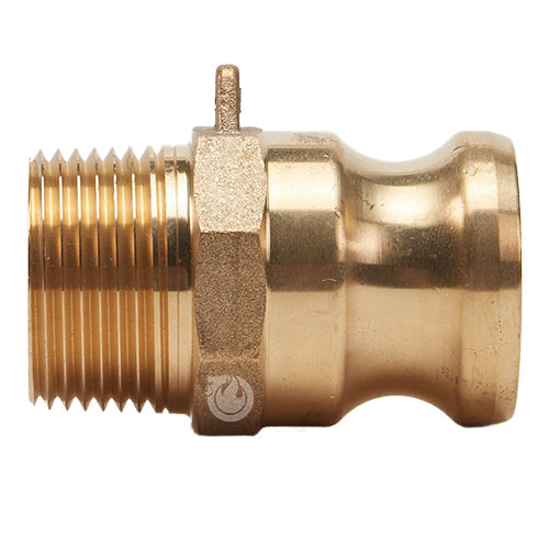 Brass 1" Male Camlock x 1" Male NPT (USA)