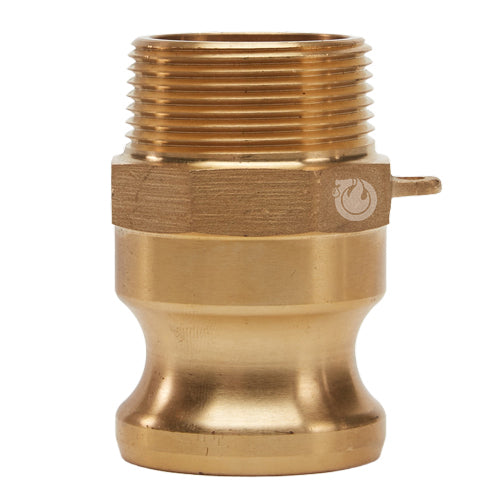 Brass 1 1/4" Male Camlock x 1 1/4" Male NPT