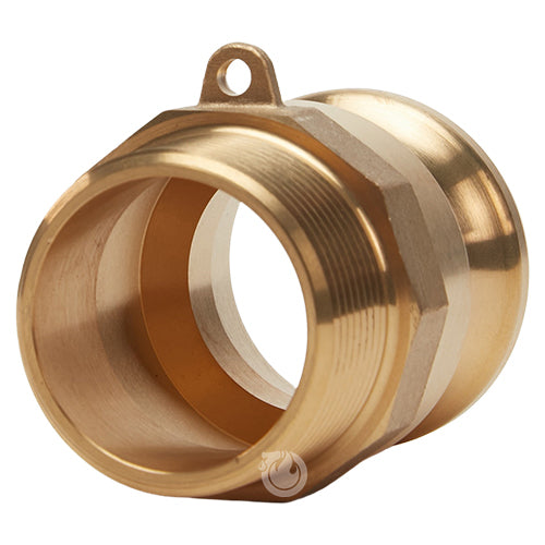 Brass 1 1/2" Male Camlock x 1 1/2" Male NPT
