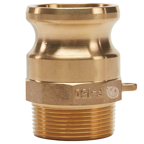 Brass 1 1/2" Male Camlock x 1 1/2" Male NPT