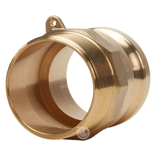Brass 2" Male Camlock x 2" Male NPT