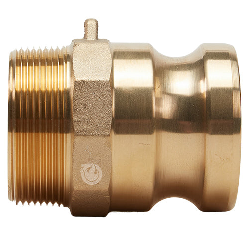 Brass 2" Male Camlock x 2" Male NPT