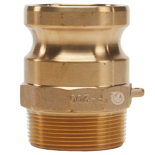 Brass 2" Male Camlock x 2" Male NPT