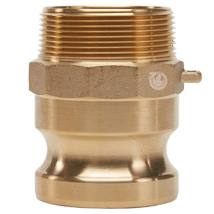 Brass 2" Male Camlock x 2" Male NPT