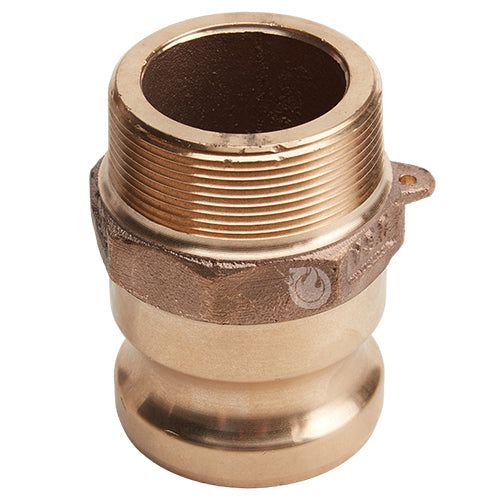 Brass 2" Male Camlock x 2" Male NPT (USA)
